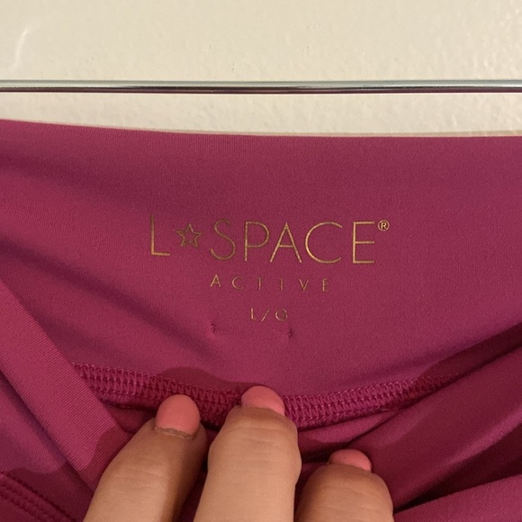 L*space Active Carter Bike Short Hot Pink Large - Picture 5 of 8